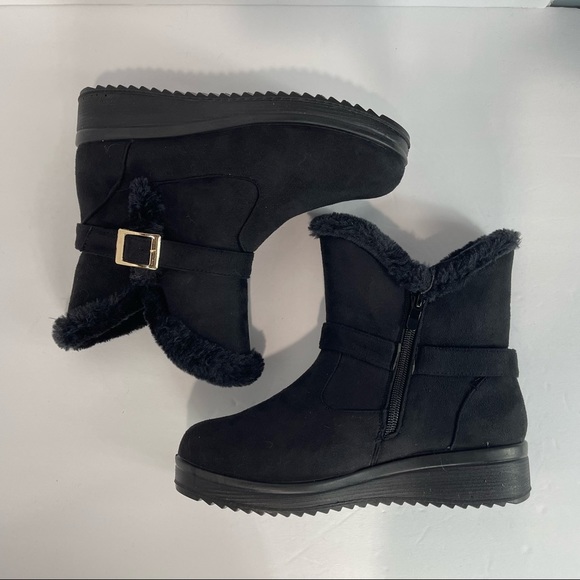 Patrizia By Spring Step Campi Black Boots Size 8 - Picture 6 of 12